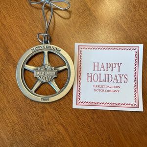 Harley Davidson 2000 Pewter Christmas Ornament